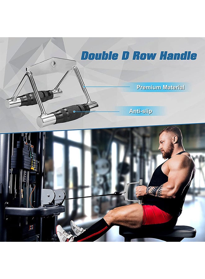 Fitness World - Double D Row Handle 7.5cm - Image 1