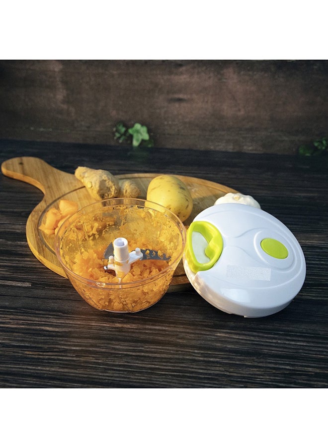 Home Box Royal Mini Vegetable Chopper White/Green - Image 3