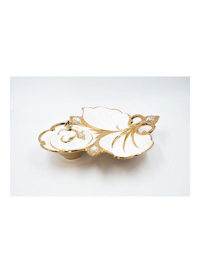 Dania Multi-Use Plate With Led Multicolour 39x35x7cm