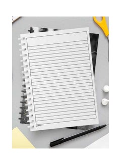 LOWHA Spiral 60 Sheets Notebook Horse And Girl for School Or Business Notes Grey/Black  - Image 3
