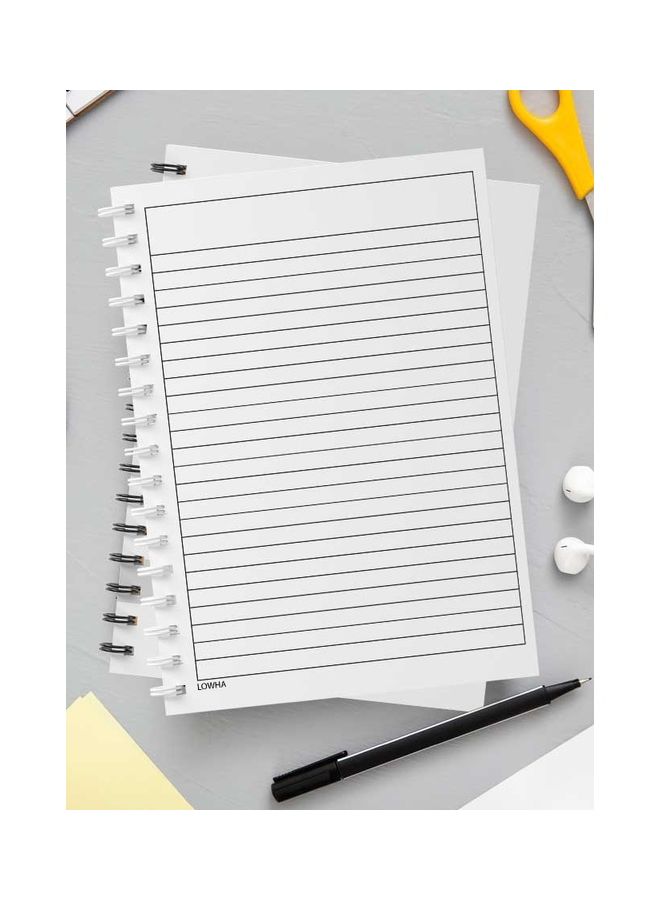 لوحة دفتر ملاحظات بسلك حلزوني مكون من 60 ورقة بتصميم دكتور مناسب لتدوين ملاحظات المدرسة أو العمل متعدد الألوان - Image 3