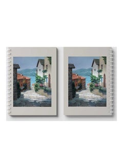 LOWHA Spiral 60 Sheets Notebook Home Sea Mountain for School Or Business Notes Multicolour  - Image 4