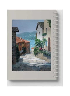 LOWHA Spiral 60 Sheets Notebook Home Sea Mountain for School Or Business Notes Multicolour  - Image 5