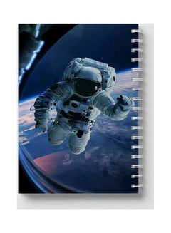 LOWHA Spiral 60 Sheets Notebook Astronaut 2 for School Or Business Notes Blue/White  - Image 5
