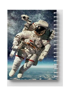 LOWHA Spiral 60 Sheets Notebook Astronaut for School Or Business Notes Blue/White/Red  - Image 5