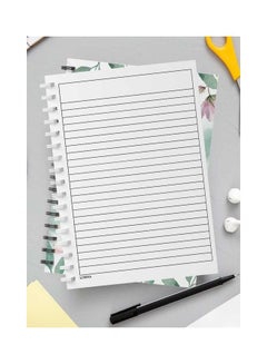 LOWHA Spiral 60 Sheets Notebook Beautiful Days Will Come for School Or Business Notes White/Green/Pink  - Image 3