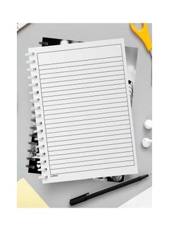 LOWHA Spiral 60 Sheets Notebook Rabeh Sager  for School Or Business Notes Black/Grey/White  - Image 3