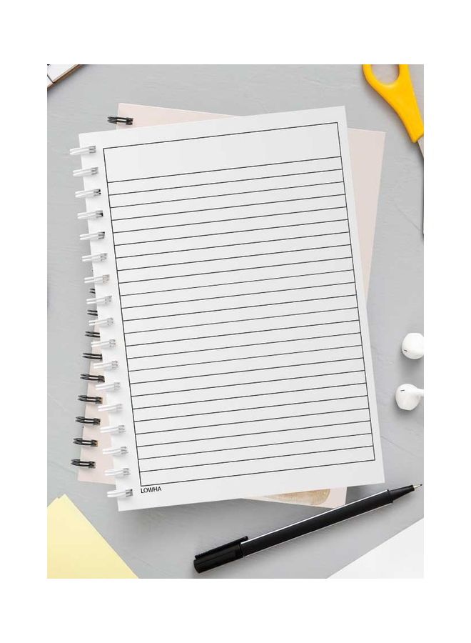 Spiral 60 Sheets Notebook Accountant for School Or Business Notes Multicolour