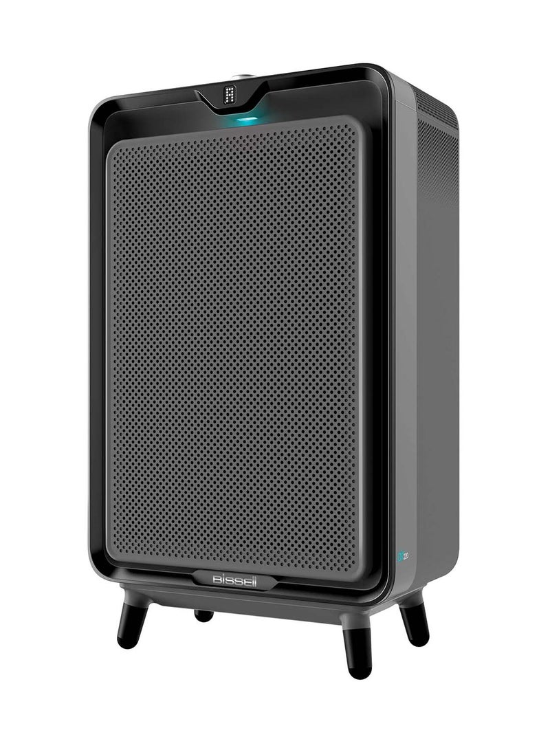 Bissell - Air220 Air Purifier: Sleek Design, Three-Layer Filtration, AHAM Certified for Large Rooms, Intuitive Controls, Whisper-Quiet Operation 30011 Black/Medium Grey - Image 1