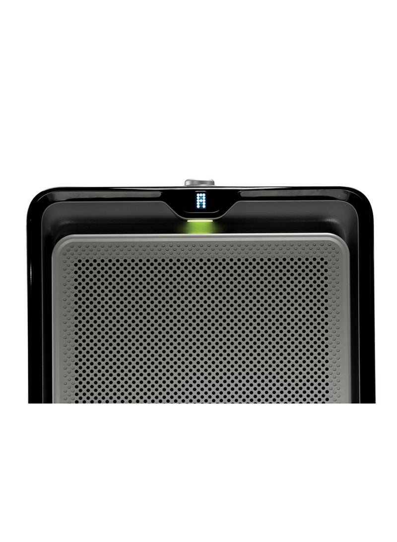 Bissell - Air220 Air Purifier: Sleek Design, Three-Layer Filtration, AHAM Certified for Large Rooms, Intuitive Controls, Whisper-Quiet Operation 30011 Black/Medium Grey - Image 1