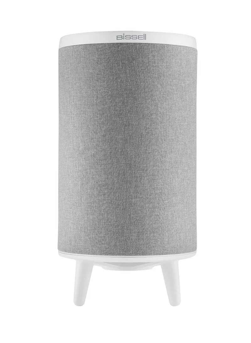 Bissell MYair Hub White Air Purifier: Advanced 3-Stage Filtration, Whisper-Quiet Operation, Built-in USB Charging Port, Customizable Night Light, Effective Air Purification for Large Noon and Bedrooms 31721 White