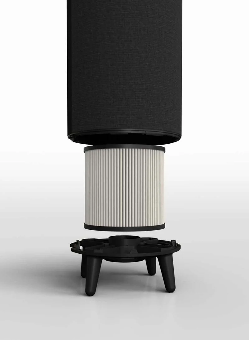 Bissell MYair Hub Grey Air Purifier: 3-Stage Filtration System, Whisper-Quiet Operation, Smart Functionality, Efficient Air Purification for Large Rooms and Bedrooms 31722 Grey