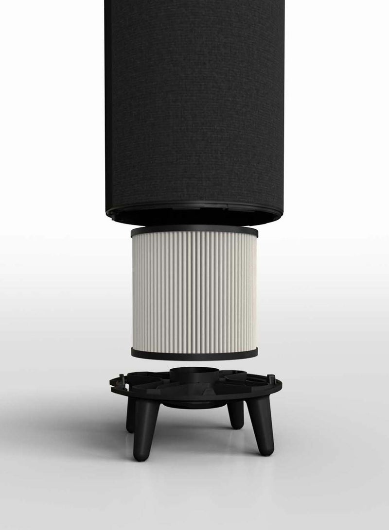 Bissell - MYair Hub Grey Air Purifier: 3-Stage Filtration System, Whisper-Quiet Operation, Smart Functionality, Efficient Air Purification for Large Rooms and Bedrooms 31722 Grey - Image 1