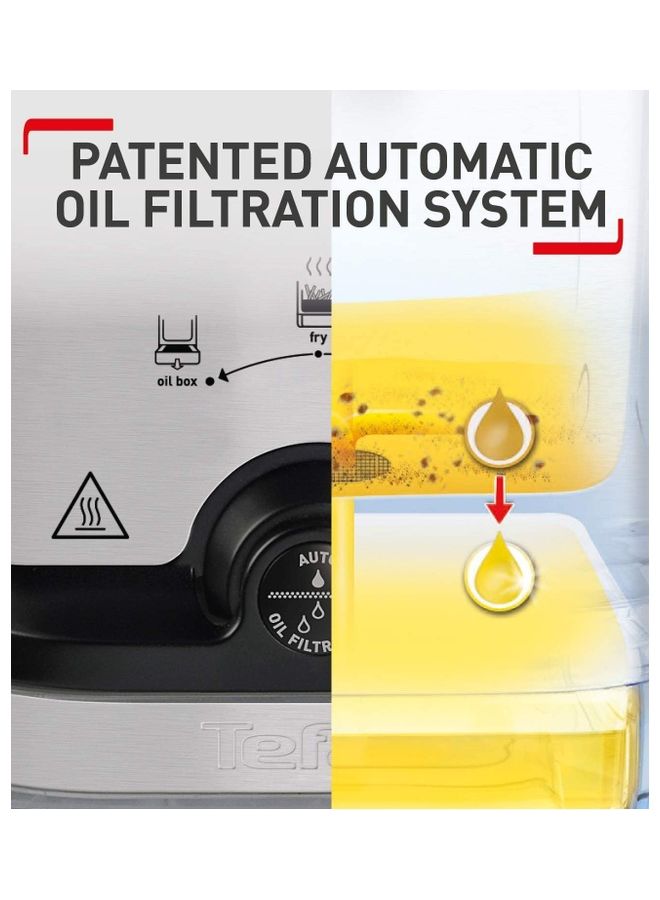 تيفال مقلاة عميقة أوليوكلين برو شبه الاحترافية مع تنقية للزيت 3.5 L 2300.0 W SERIE F58-M2 فضي / أزرق  - Image 5