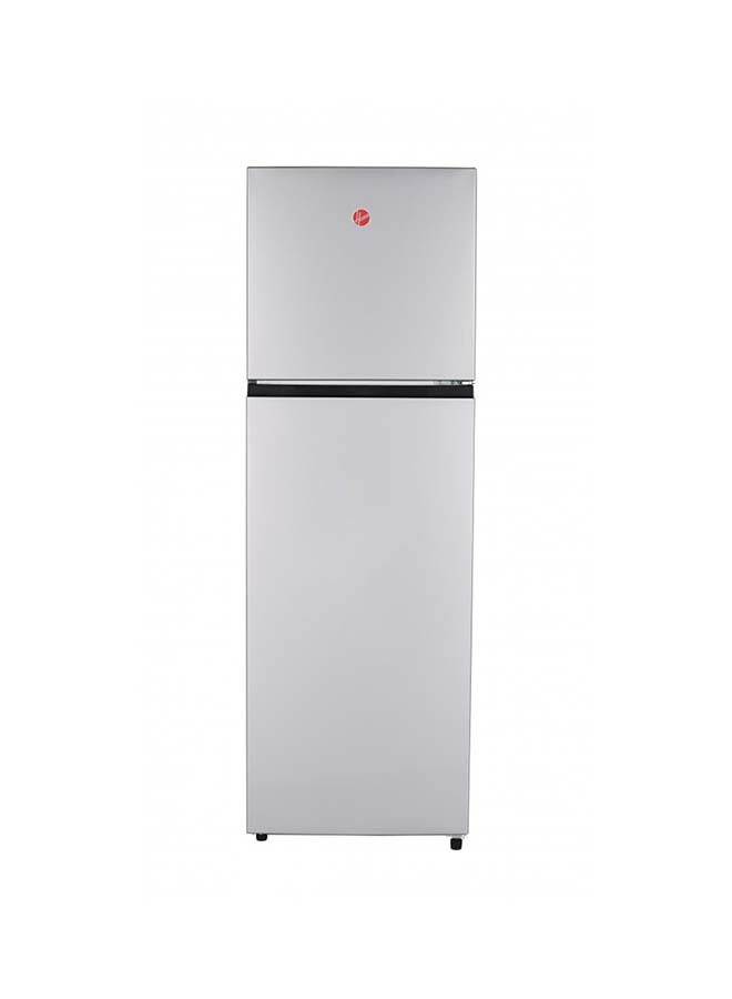 HOOVER - 300 Liters Double Door Refrigerator, 2 Glass Shelves, 3 Bottle Storage Racks, Reversible Door, Frost Free Fridge, Steel Finish, Led Lights 0 kW HTR-H300-S silver - Image 1