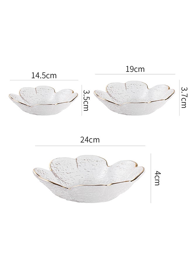 3-Piece Household Glass Plate Clear - v1642662091/N52273501A_7