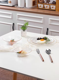 Shuer 4-Piece Tableware Set Transparent 26.5x26.5x2cm  - Image 5
