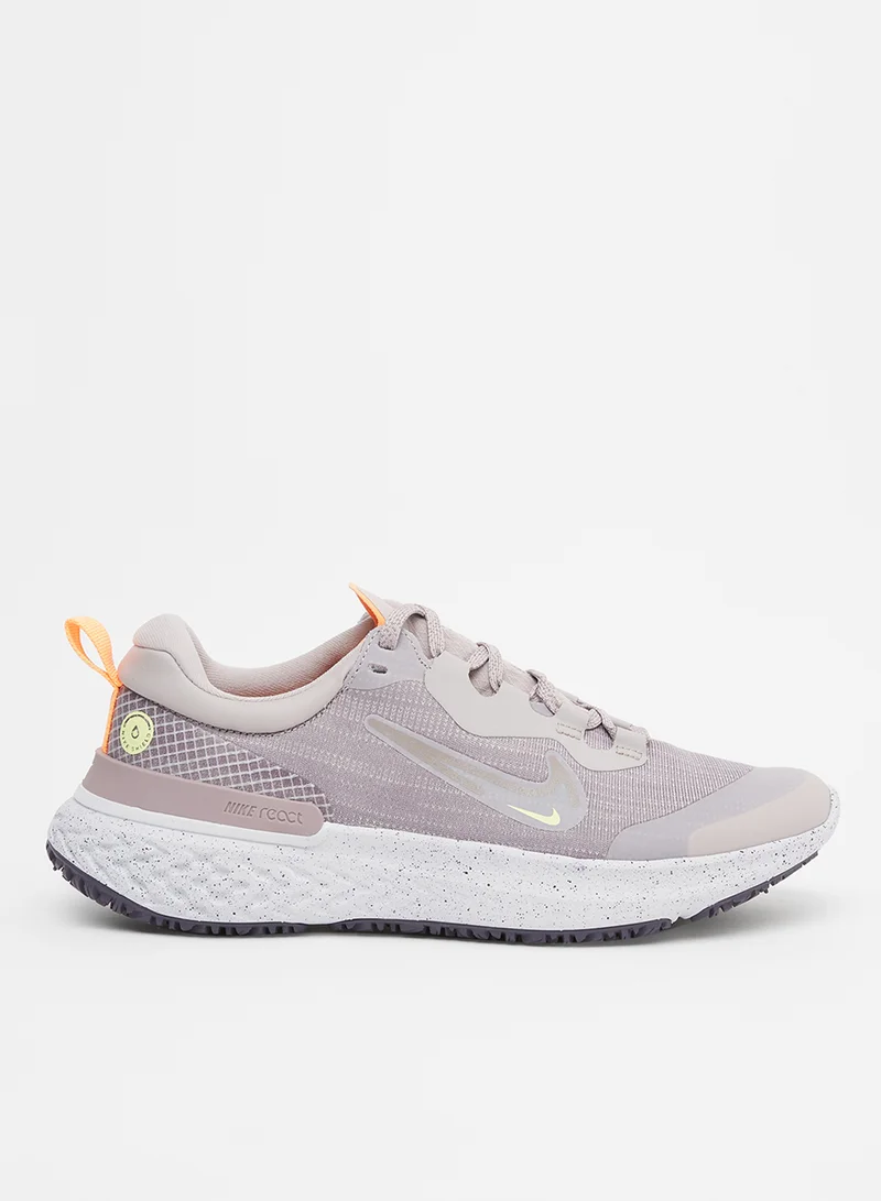 نايكي React Miler 2 Sheild Running Shoes Light Purple