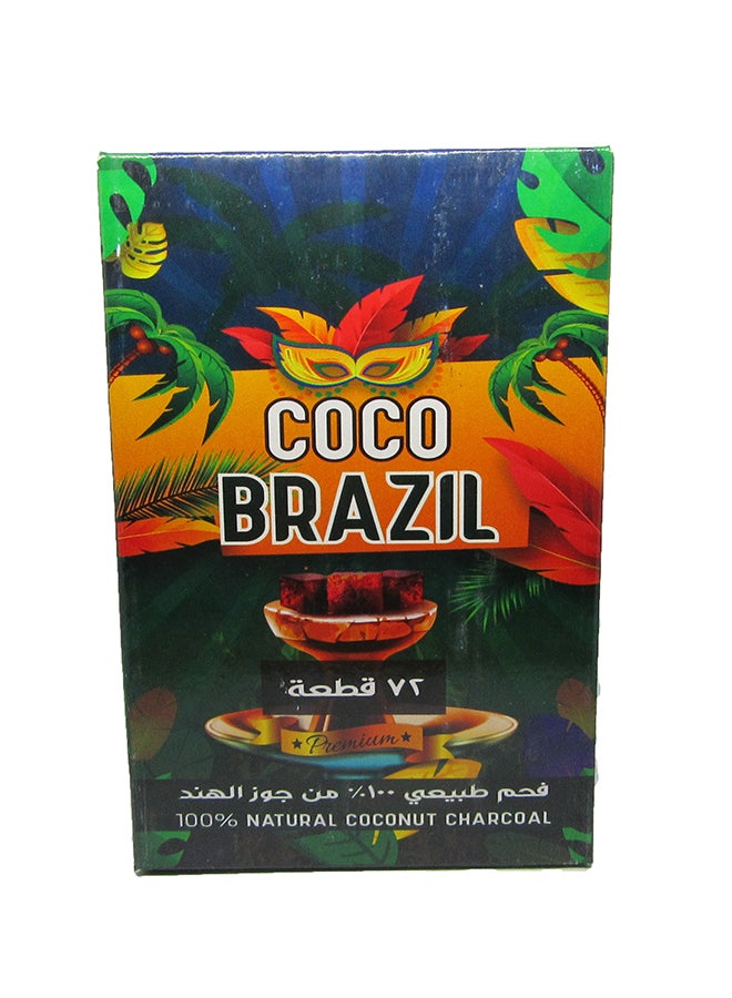COCO BRAZIL 72-Piece Premium Natural Coconut Charcoal Black | Best ...
