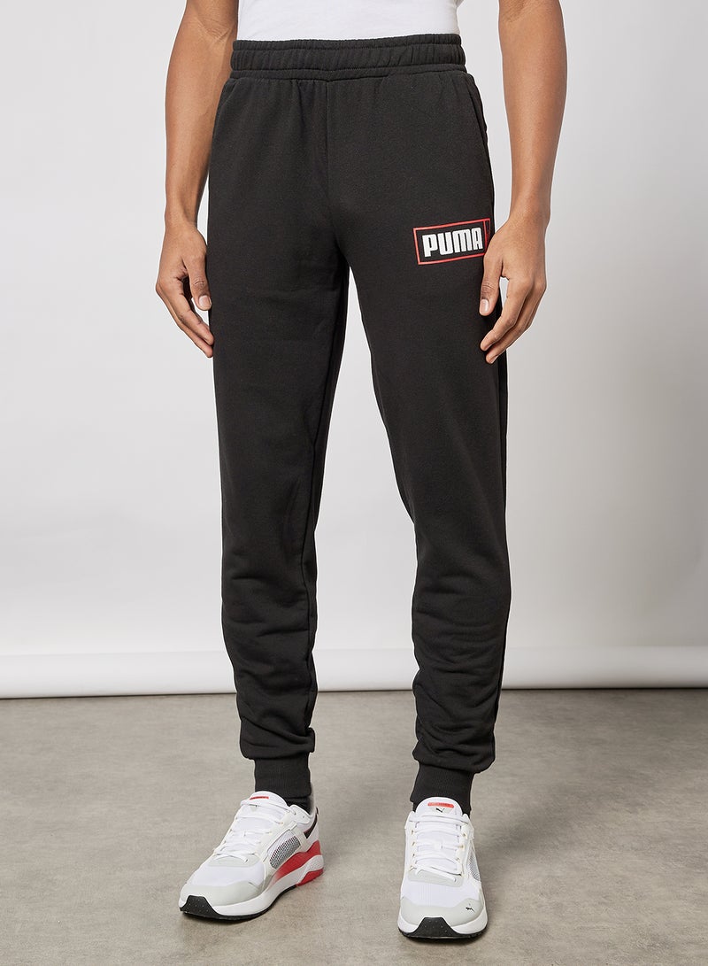 PUMA - Logo Graphic Joggers Black - Image 1