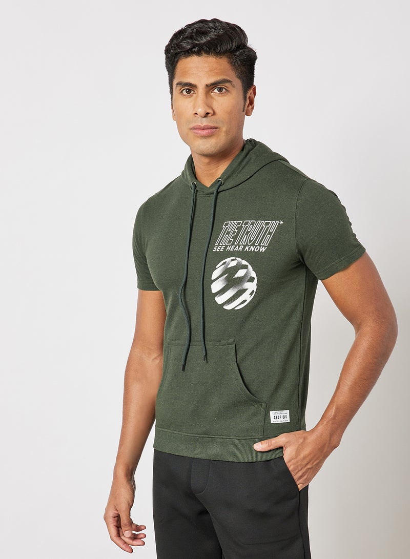ABOF - Regular Fit Sweatshirt Olive - Image 1