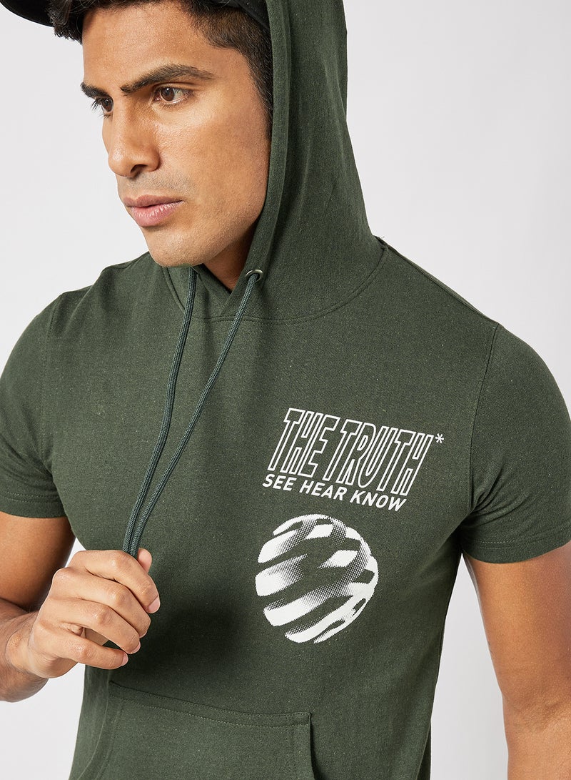 ABOF - Regular Fit Sweatshirt Olive - Image 1