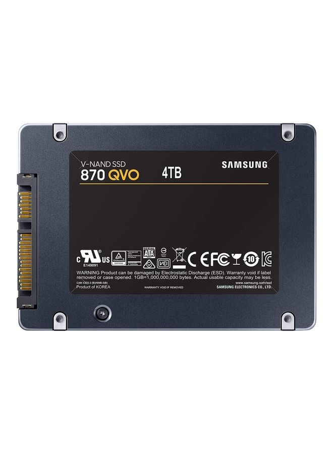 870 QVO SATA 6.35 cm (2.5") Internal Solid State Drive (SSD) (MZ-77Q4T0BW) 4.0 TB