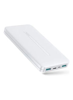 JOYROOM 10000.0 mAh JR-T012 Dual Ports Output Portable Power Bank External Battery Charger White  - Image 1