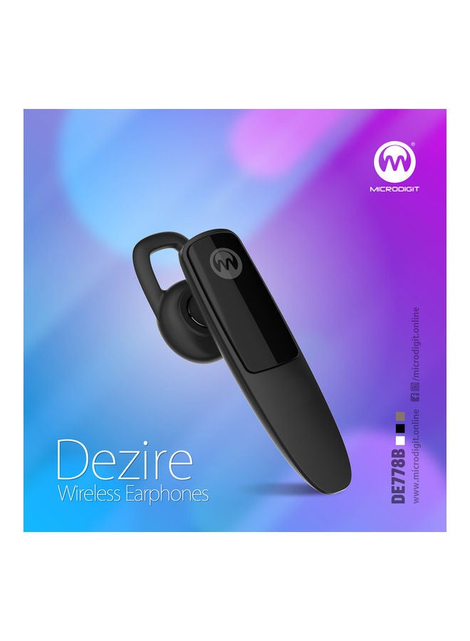 ميكرو ديجيت سماعة أذن لاسلكية ديزير أسود - Image 3