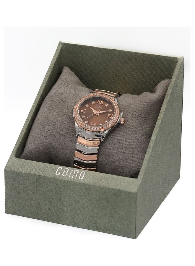 Como Women's Stainless Steel Analog Watch 01-0005-02 - Image 3