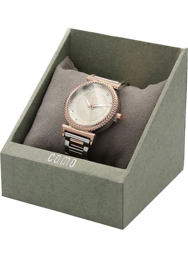 Como Women's Stainless Steel Analog Watch 01-0003-04 - Image 3