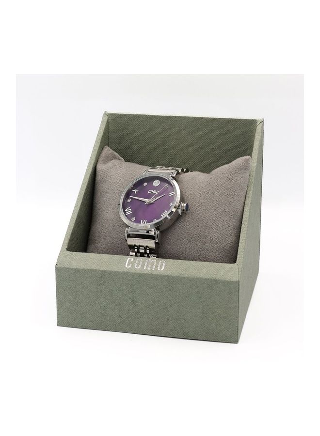 Como Women's Stainless Steel Analog Watch 01-0007-07 - Image 4