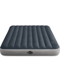 انتكس سرير هوائي مرتفع فردي من دورا بيم مع مضخة بمرحلتين مقاس كوين PVC أسود/رمادي 152 × 203 × 25 سم أسود/ رمادي 152 X 203 X 25سم  - Image 3