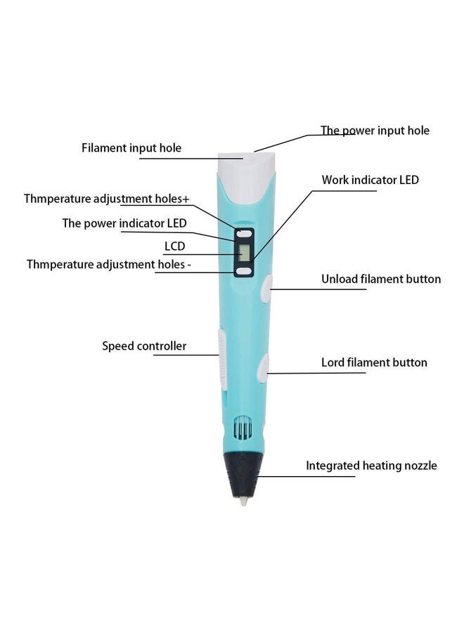 Generic - 3D Pen with LCD Screen Set - Image 1
