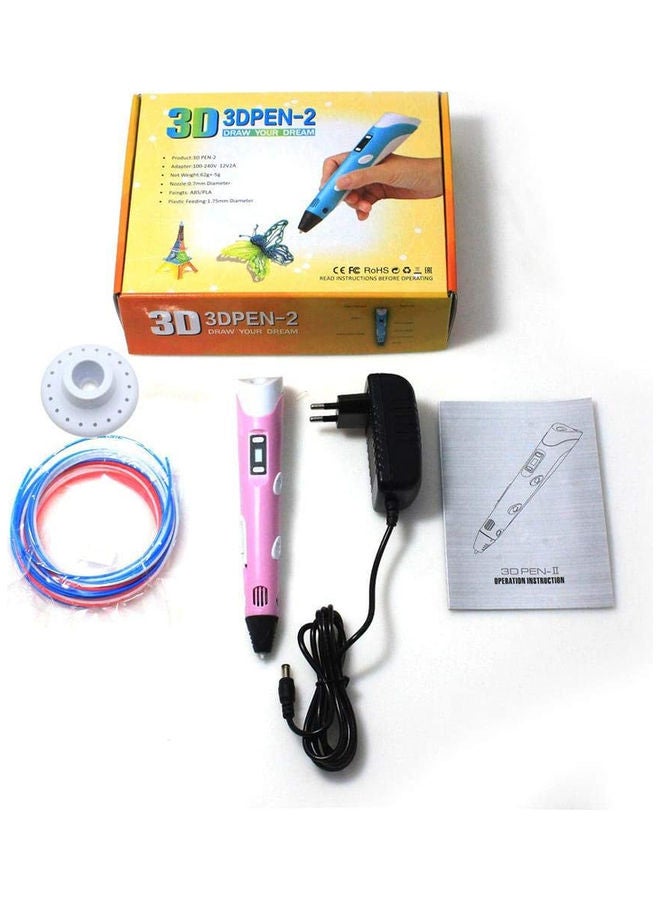 Generic 3D Printing Drawing Pen with LCD Screen Set  - Image 1