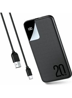 10000 mAh JR-QP190 20W Starchi Series Fast Charging Ultra Thin Power Bank  with Digital Display Black