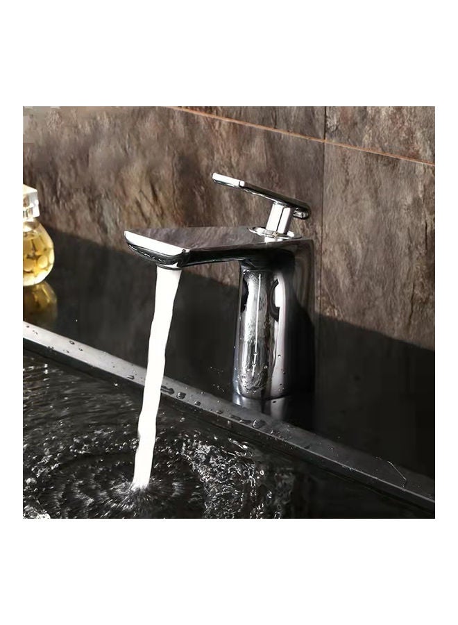 Exposed Basin Faucet Silver 10.4x5.5x14.9cm - Image 2