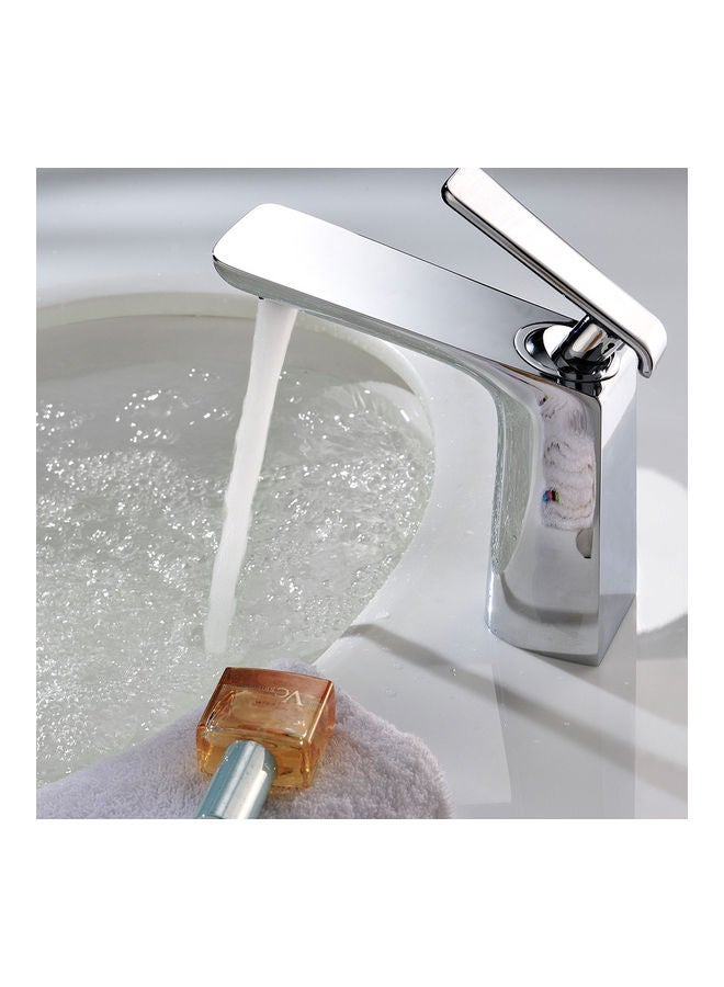 Exposed Basin Faucet Silver 10.4x5.5x14.9cm - Image 5