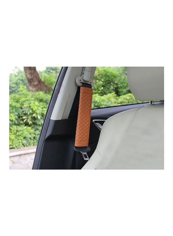 Generic Leather Car Seat Belt Pouch Suitable For All Types Of Cars 