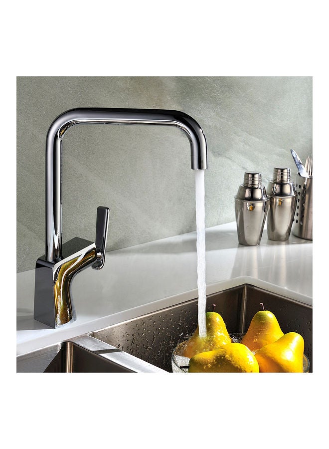 Exposed Kitchen Faucet Silver 20.4x11x32cm - Image 2