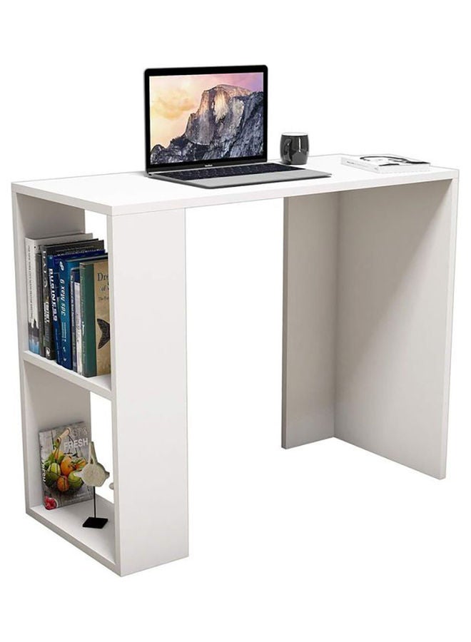 MODERN HOME - Wood Studying Desk White 90x75x40cm - Image 1