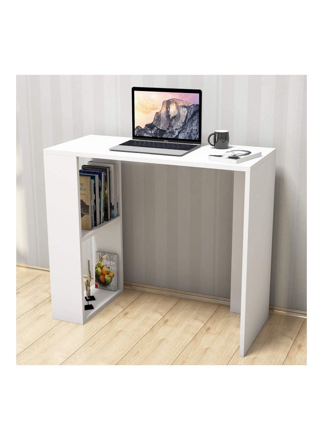 MODERN HOME - Wood Studying Desk White 90x75x40cm - Image 1