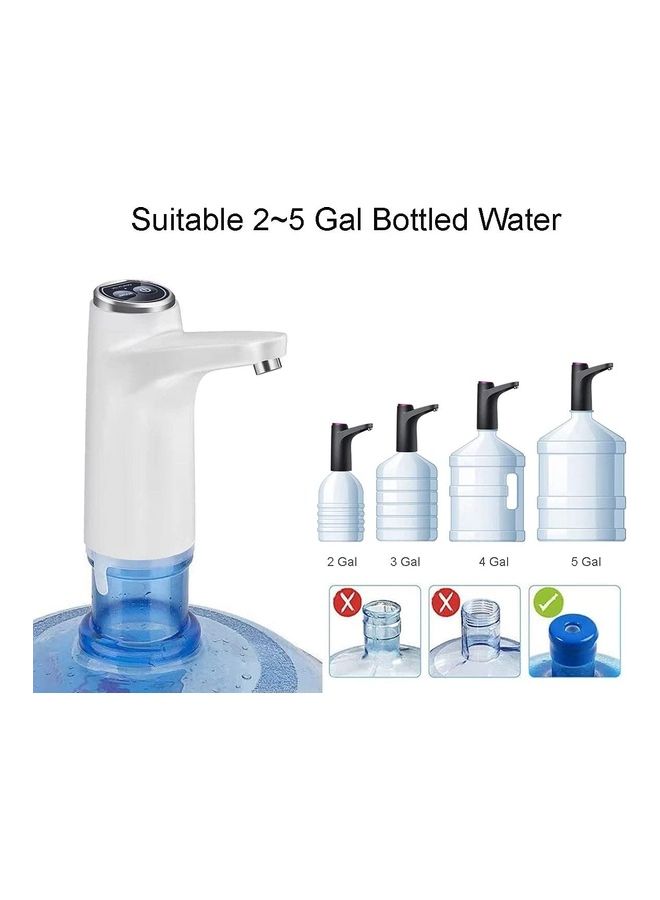 Arabest Portable USB Charging Water Pump Dispenser Water Pump 2 White  - Image 5