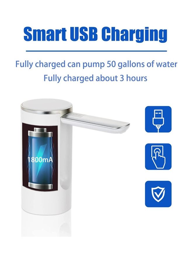 Arabest Portable Electric Water Pump Dispenser Water Pump 4 White  - Image 2