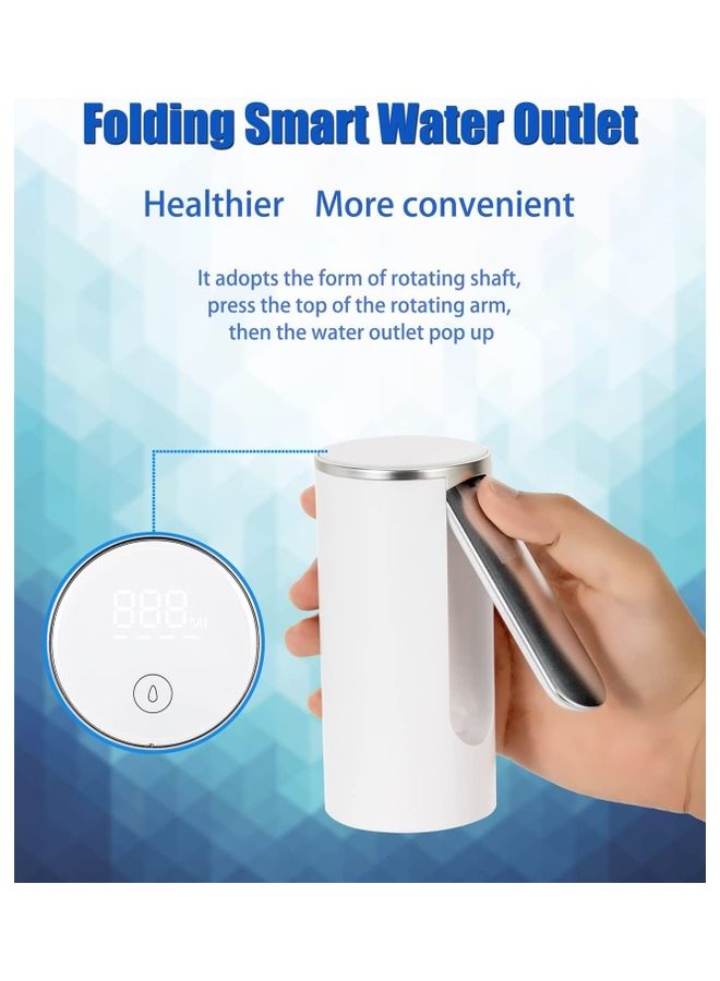 Arabest Portable Electric Water Pump Dispenser Water Pump 4 White  - Image 3