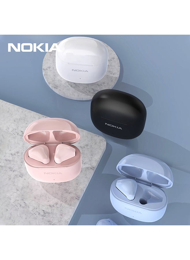 NOKIA - E3103 TWS Bluetooth V5.1 Low Latency Half In-Ear 3D Stereo ENC Sports Earbuds with Mic White - Image 1