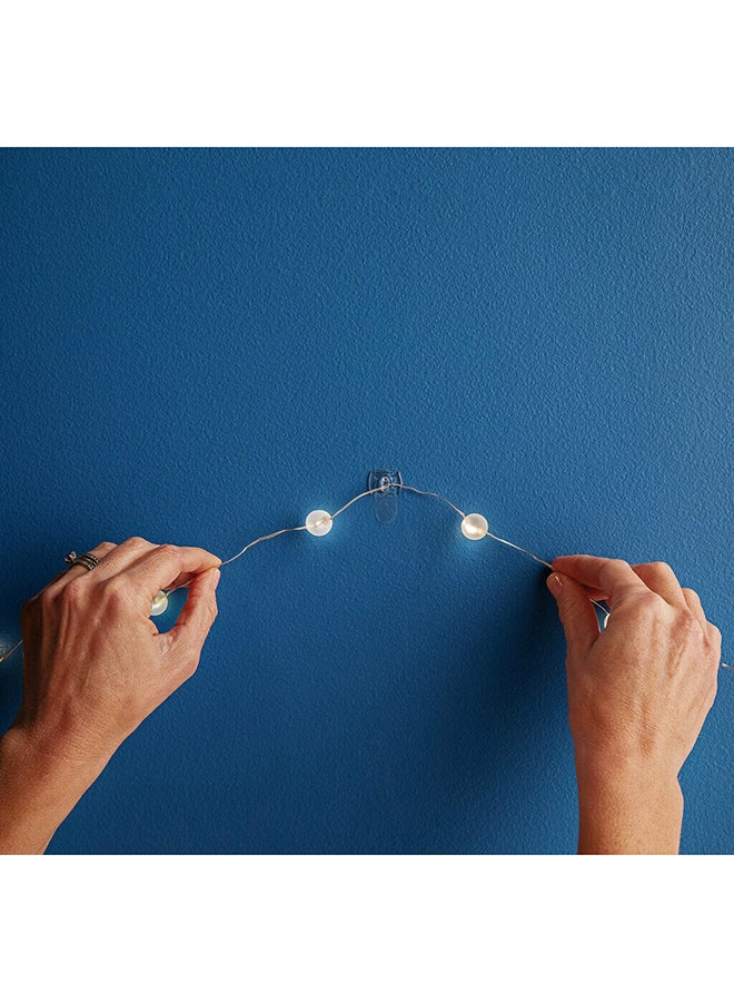 Command Pack Of 20 Strong And Versatile Damage-free Decorating Hanging Clips With Strips Clear Miniinch - Image 3