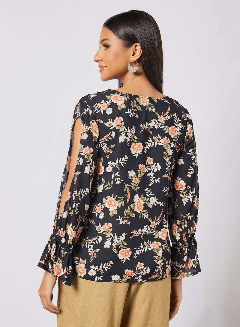 Aila Comfortable Stylish Top Multicolour  - Image 2