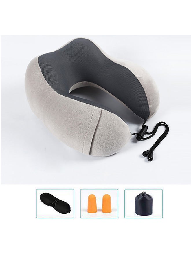 U-Shape Neck Pillow Grey - Image 3