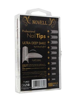 NOVELL 100 Pcs Professional Nail Tips Natural  - Image 2
